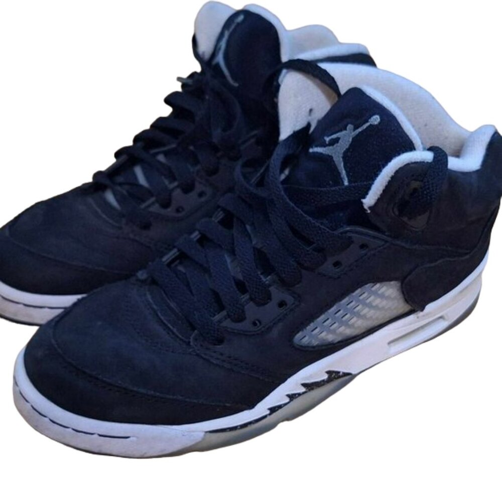 2021 Nike Air Jordan 5 Retro Moonlight Oreo White Black CT4838-011 Mens Size 5.5
